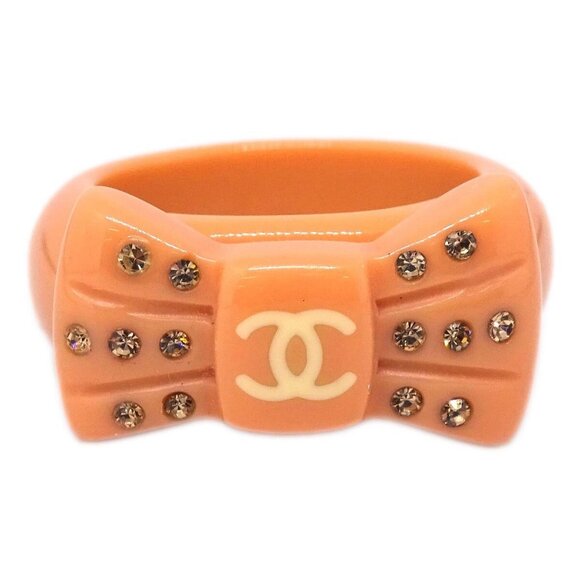 Chanel Ring Pink Acrylic Rhinestone #53 #13 - Picture 2 of 8